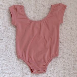 NWOT Bailey's Blossoms Maggie Cap Sleeve Leotard - Dahlia Pink